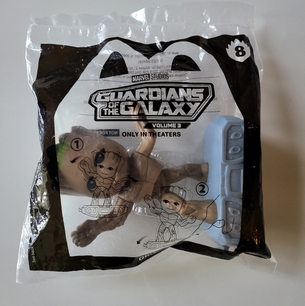 Guardians of the Galaxy Groot #8 McDonald's Happy Meal Toy